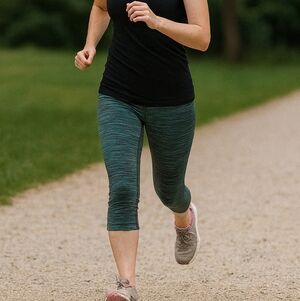 Women's Lululemon Leggings Cropped Capri Athletic Yoga Workout Size 4 Multicolor